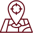 Navigation map symbol with marker